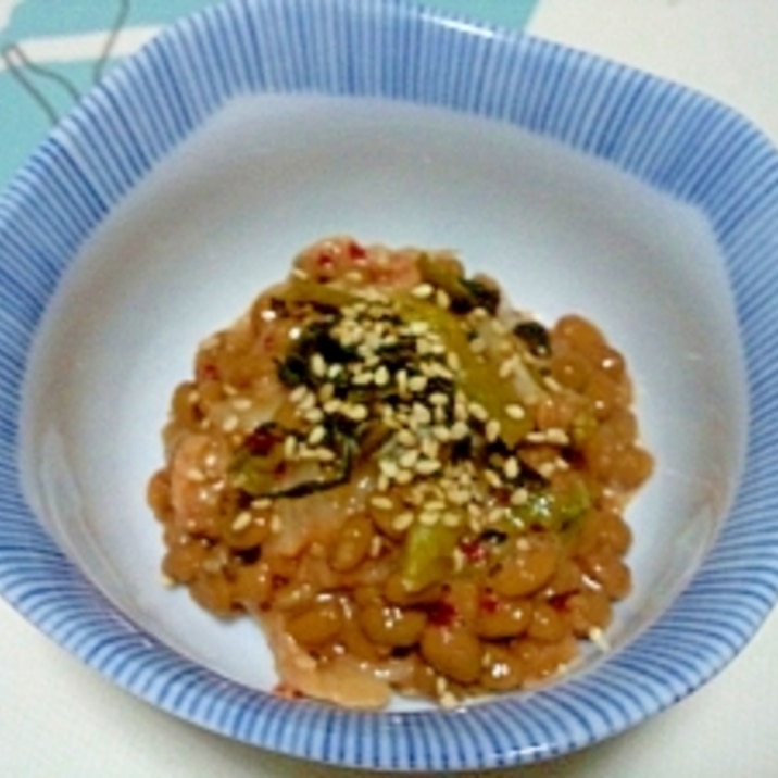 納豆キムチ高菜和え＋＋